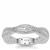 White Topaz Ring in Sterling Silver 0.15ct