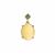 Ethiopian Opal Pendant with Burmese Jadeite in 9K Gold 2.48cts
