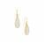 Rainbow Moonstone Earrings in Gold Plated Sterling Silver 28.30cts