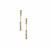 Golden Ivory Diamonds Earrings with Multi Diamonds in 9K Gold 0.26cts