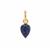 Molte Lapis Lazuli Charm in Gold Plated Sterling Silver 3.25cts