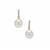 South Sea Cultured Pearl Earrings with Diamond in 9K Gold (9MM)