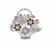  Windsor Giardinetti Pendant in Sterling Silver 4.49cts