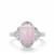 Nuristan Kunzite Ring in Sterling Silver 3.92cts