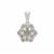 Diamond Pendant in Sterling Silver 0.31ct