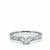 Asscher Cut Diamond Ring in Platinum 950 0.72ct