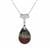 Cherry Orchard Agate Pendant Necklace in Sterling Silver 12cts