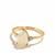 Opal & Diamond 9K Gold Ring