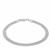 Bracelet in Rhodium Plated Sterling Silver 19cm/7.5'