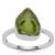 Suppatt Peridot Ring in Sterling Silver 6.97cts