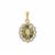 Csarite® Pendant with Diamond in 18K Gold 5.32cts