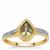 Csarite® Ring with Diamond in 9K Gold 1.20cts