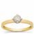 Diamonds Ring in 18K Gold 0.54cts