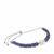Tanzanite Slider Bracelet with Freshwater Pearl in Sterling Silver (6 to 7 MM)