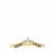 White, Champagne & Golden Ivory Diamond Ring in 9K Gold 0.25ct