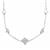 999 Sterling Silver Heart Slider Necklace