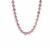 Naturally Lavender Edison Cultured Pearl Necklace in Rhodium Plated Sterling Silver (14 to 16mm)