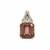 Pink Diaspore Pendant with Diamond in 18K Gold 13.18cts 