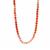 Ombre Nanhong Agate Sterling Silver Necklace 220cts