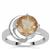 Imperial Mongolian Andesine Ring in Sterling Silver 2.65cts