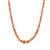 Nanhong Agate Graduated Necklace in Sterling Silver 191cts