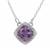 Moroccan Amethyst Necklace in Sterling Silver 2.05cts