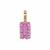 Pink Topaz Pendant in 9K Gold 9.75cts