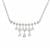 White Topaz Regency Necklace in Sterling Silver 3.90cts