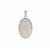 Rainbow Moonstone Pendant in Sterling Silver 43.50cts