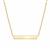 Necklace  in Gold Plated Sterling Silver 43cm/17