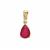 Bemainty Ruby Pendant in 9K Gold 1.55cts
