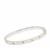 Elegance 'I Love You' Bangle Argentium 960 Silver With Gold Plating