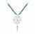 Sleeping Beauty Turquoise Pendant Necklace  in Sterling Silver 14.35cts