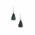 Apatite Drusy Earrings in Sterling Silver 20.50cts