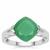 Chrysoprase Ring in Sterling Silver 3.60cts