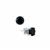 Black Spinel Earrings in Sterling Silver 4.68cts