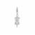 Sterling Silver Magnetic Clasp with Lobster Lock