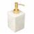 Hand Crafted Solid White Marble Soap Dispenser