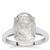 The Lazare Cut Crystal Quartz Ring  in Sterling Silver 5.75cts