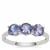 Tanzanite Ring in Sterling Silver 1.45cts