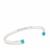 Sleeping Beauty Turquoise Bangle in Sterling Silver 1ct