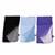 Destello Ombrey Scarf 100% Modal (Choice of 3 Colors) (Lilac/ Sky Blue / Black)