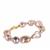 Baroque Freshwater Cultured Pearl Bracelet in Gold Tone Sterling Silver (12 to 18mm)