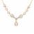 Idar Pink Morganite Necklace with Diamond in 18K Gold 3.45cts
