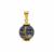 Lapis Lazuli Pendant in Gold Plated Sterling Silver 3.80cts