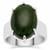 Nephrite Jade Ring in Sterling Silver 10.50cts