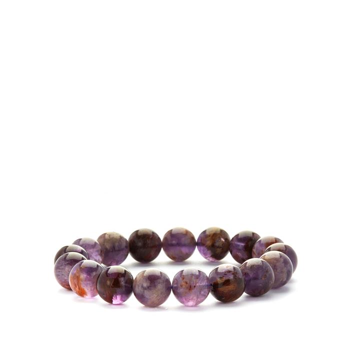 201ct Lodalite Amethyst Stretchable Bracelet