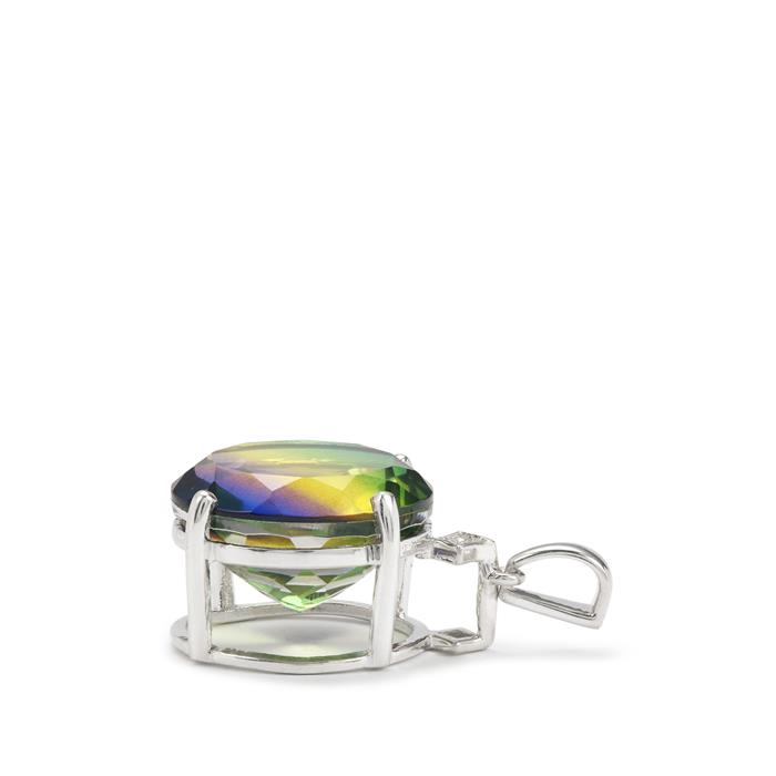 y♡Crystal☆bijou Enchanting Blossom Zirconia Pure Silver Evil Eye Bracelet