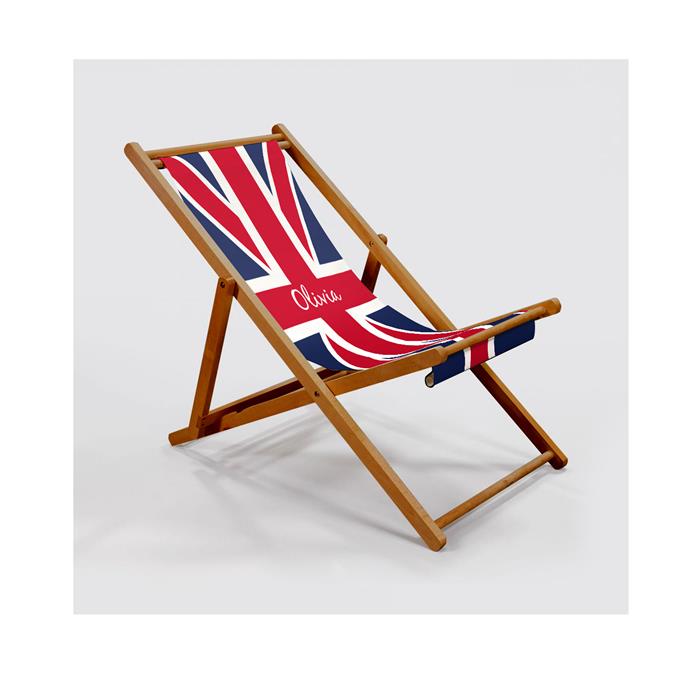 Personalised deck chair sling sale