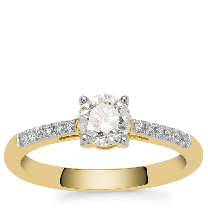 3 4ct Diamond 18K Gold Ring